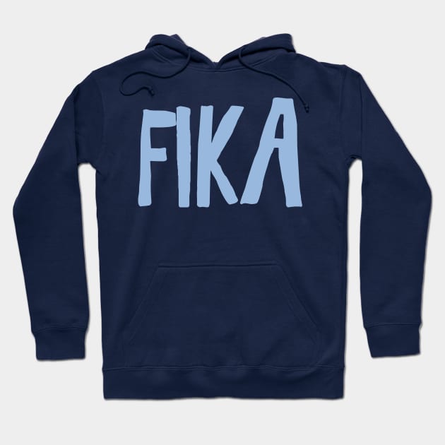 Fika coffee swedish break pause in Sweden Hoodie by 66LatitudeNorth